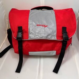 Vintage Saucony Bike Messenger Bag Reflective